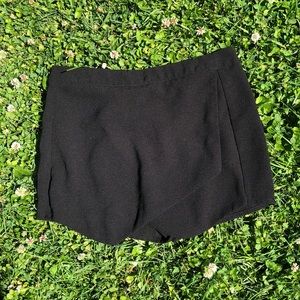 black skort